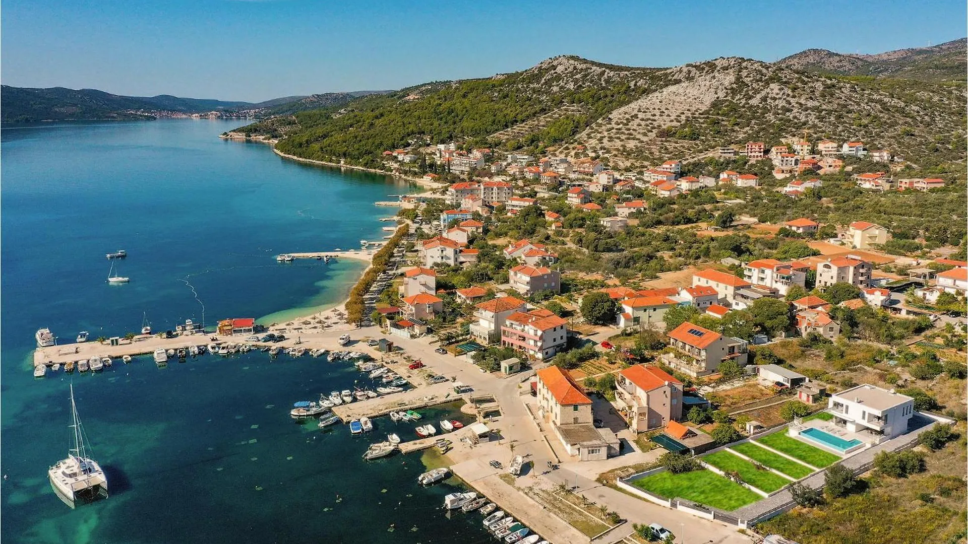 Tatil Evi Lovely Home In Seget Vranjica With House Sea View